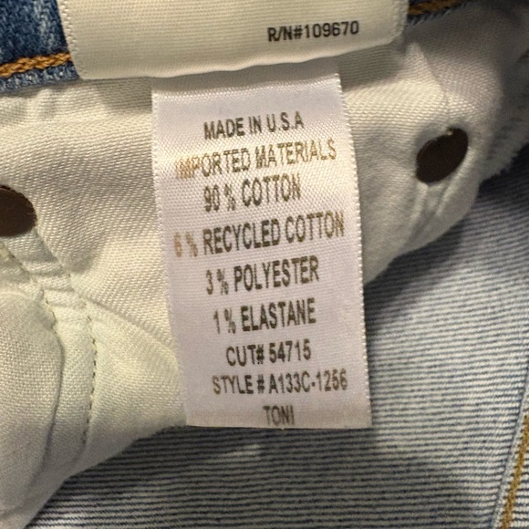 Agolde Toni Mid rise straight jean - Picture 5 of 8